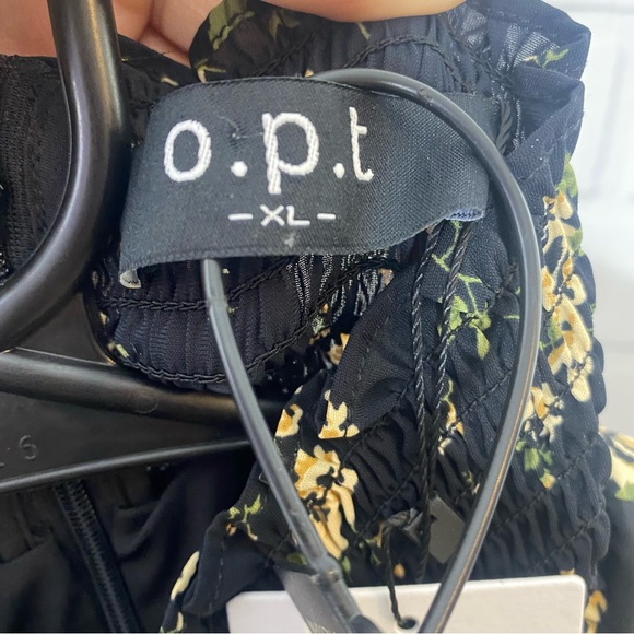 O.P.T Long Sleeve Smock Neck Dress size Extra Large - Picture 5 of 7